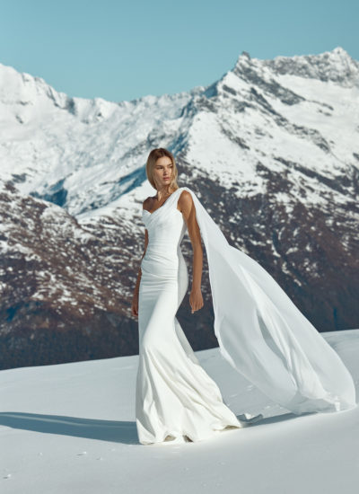 Chosen by KYHA Elm one shoulder modern wedding dresses Adelaide