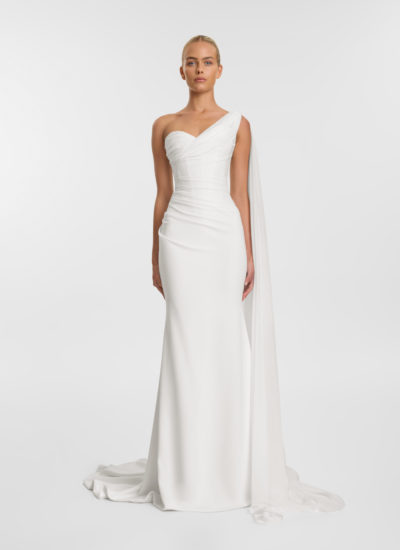 Chosen by KYHA Elm one shoulder wedding dresses Adelaide