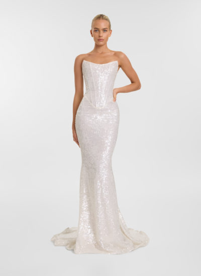 Chosen by KYHA Bright modern beaded wedding dresses Adelaide