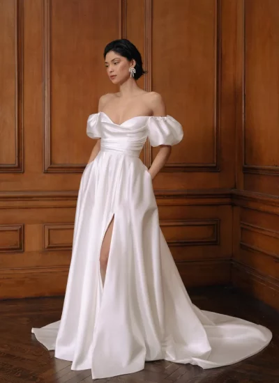 Marisol satin wedding dresses Adelaide Jenny Yoo